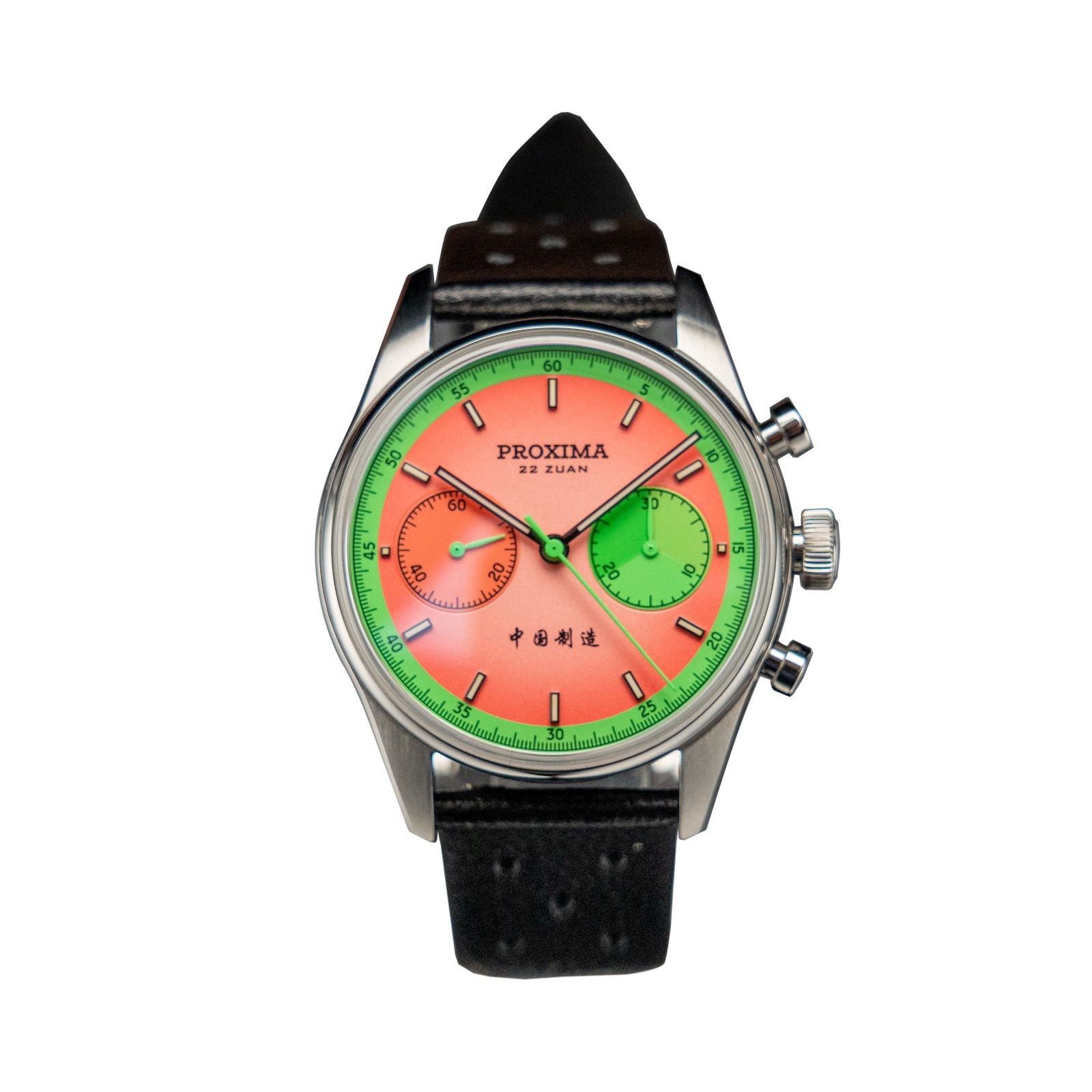 Proxima Men Chronograph Watch 39mm Manual Winding Mechanical Wristwatch ST1902